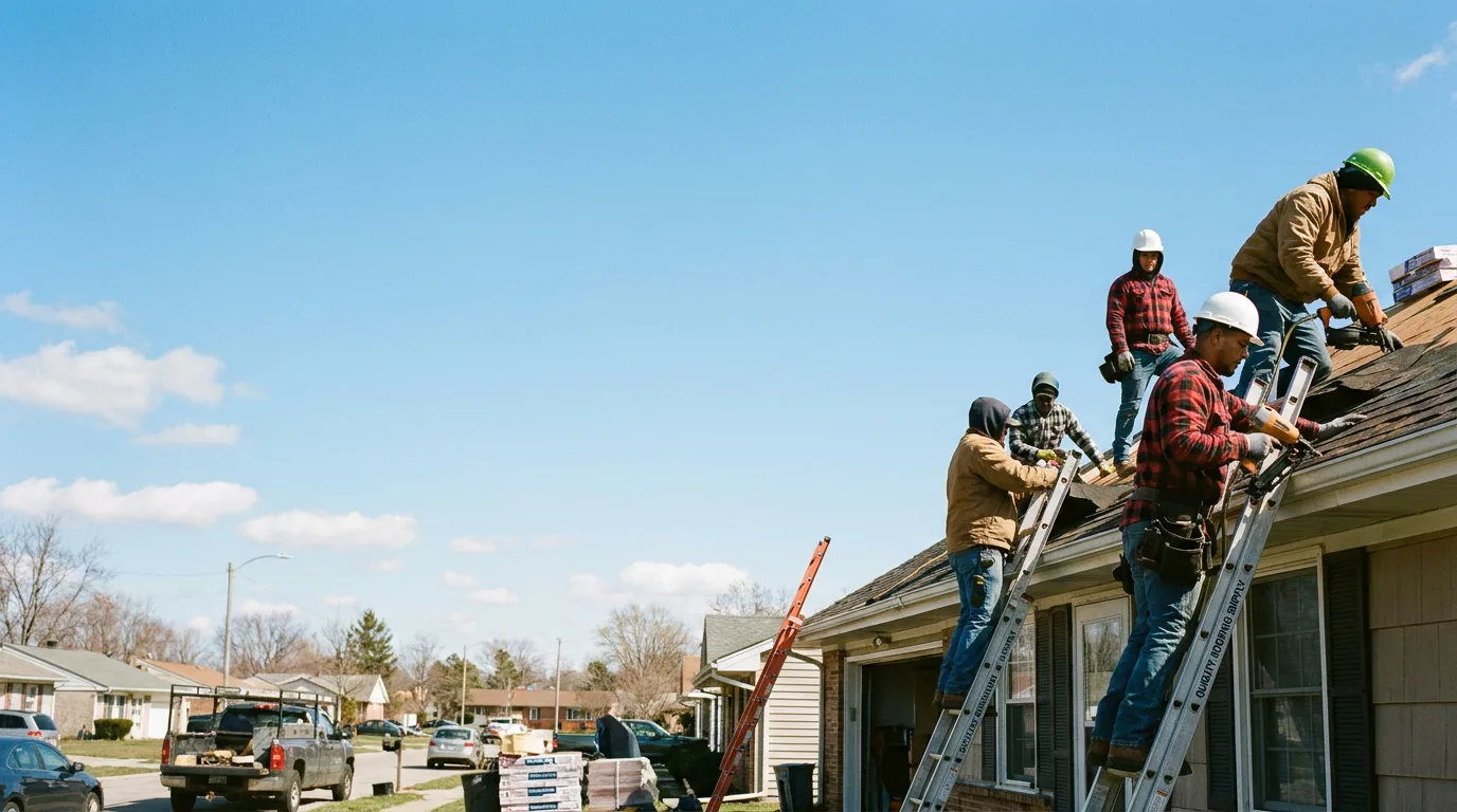 Roofing in Scandinavia, WI near me